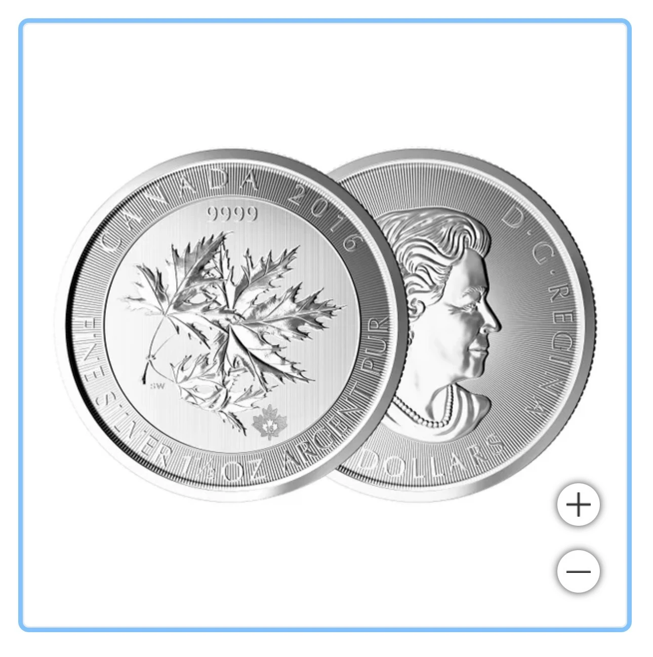 Canada 1 oz Pure Silver Maple Leaf Coin