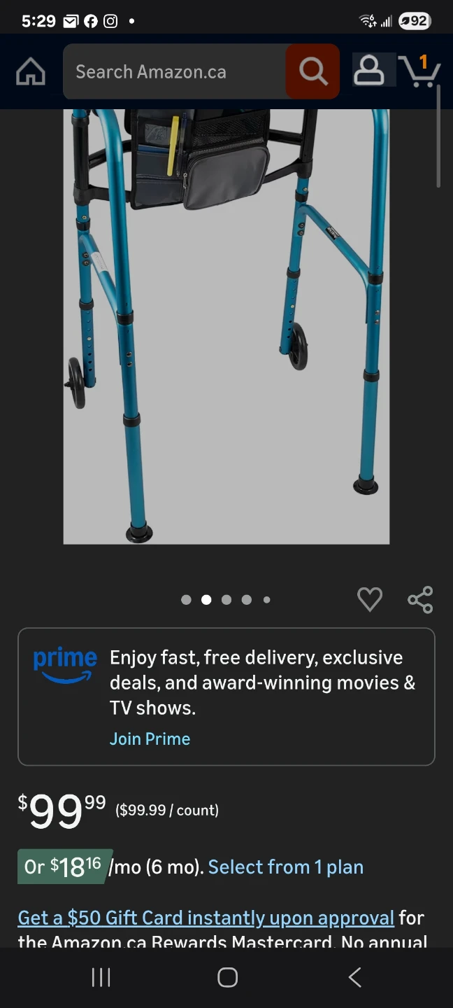 Carex Folding Explorer Walker brand new - photo 3
