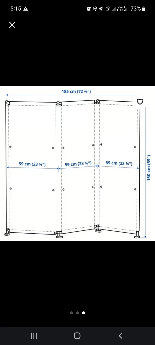 Balcony/Room Privacy Screen Divider - photo 3