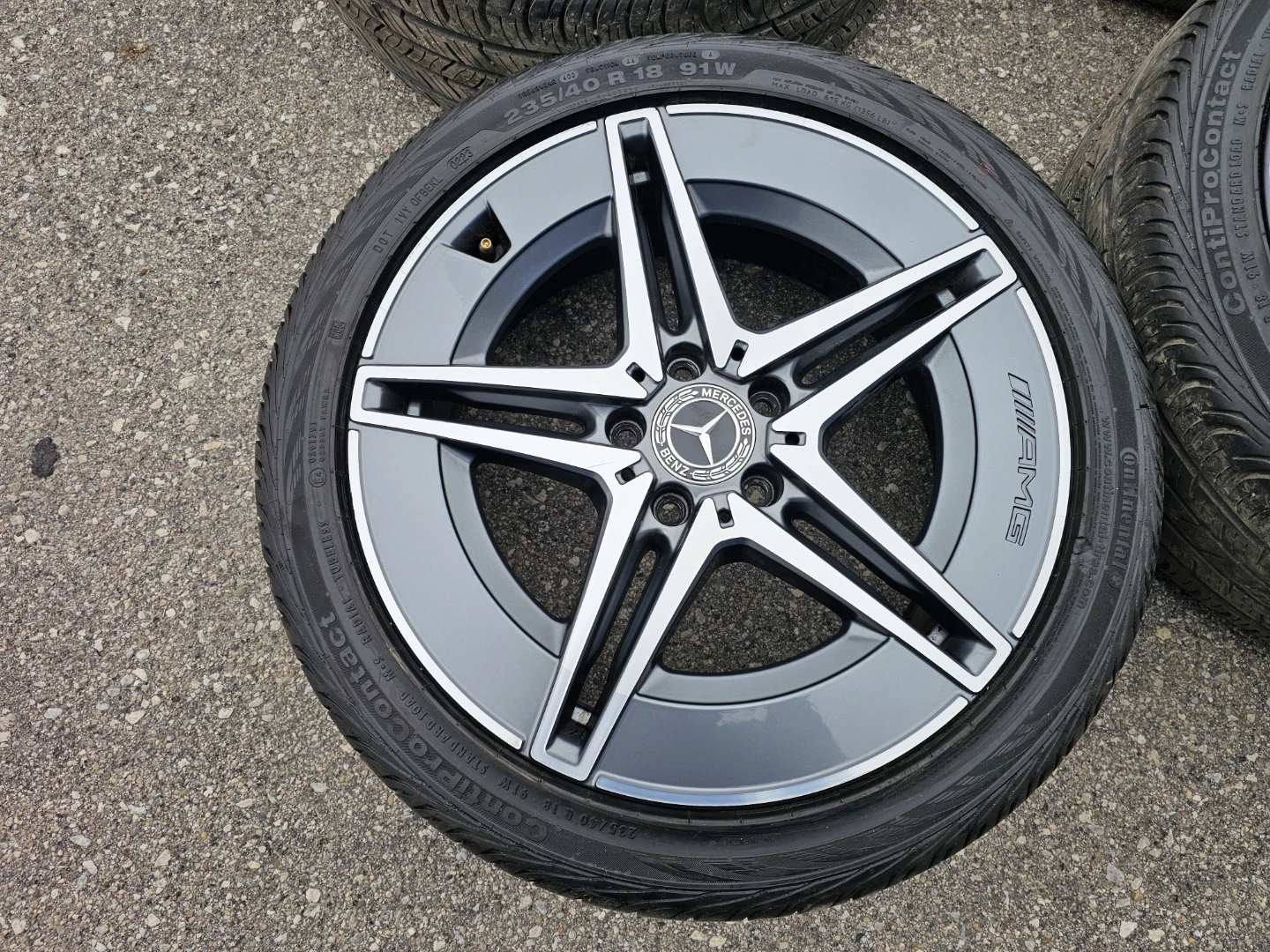 MERCEDES BENZ C-CLASS (AMG) RIMS AND ALL SEASON TIRES - photo 2