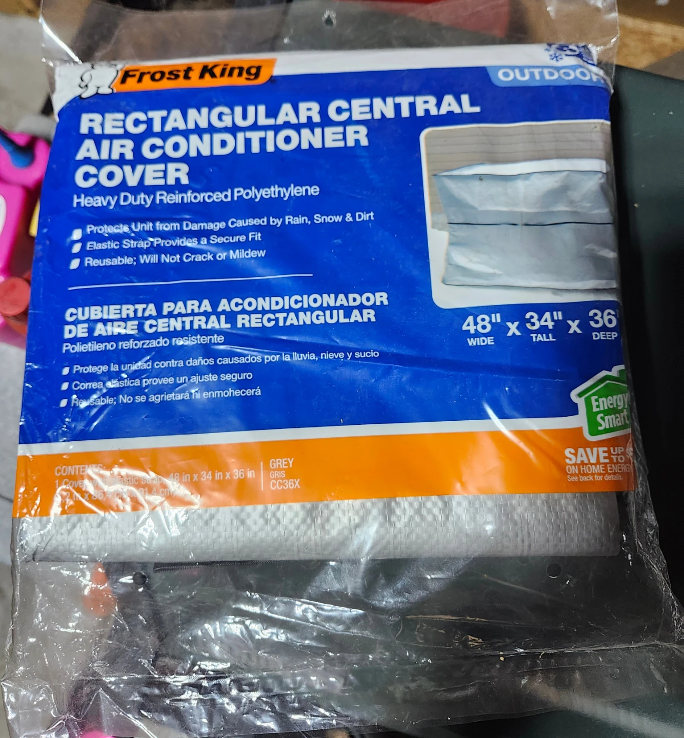 Frost King Rectangular Central Air Conditioner Cover