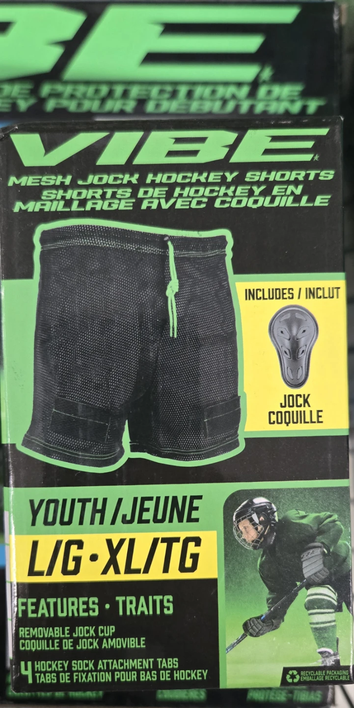 Vibe Youth Hockey Jock Shorts with Cup - photo 2