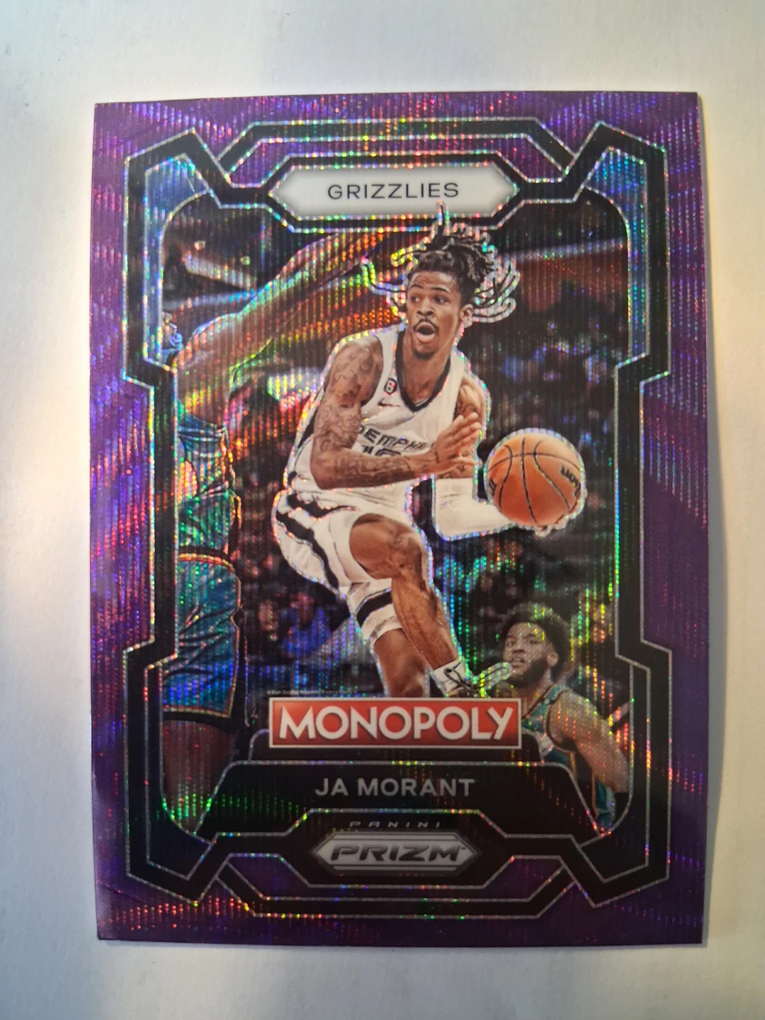 2023-24 Panini Prizm Monopoly Ja Morant #44 Basketball Card