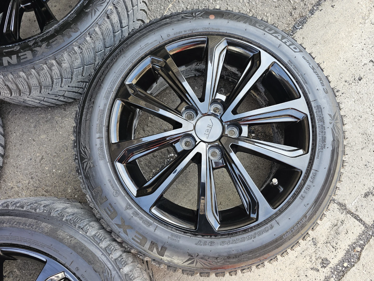 MINI COOPER WINTER TIRES ON ALLOY RIMS 195/55 R16 - photo 4