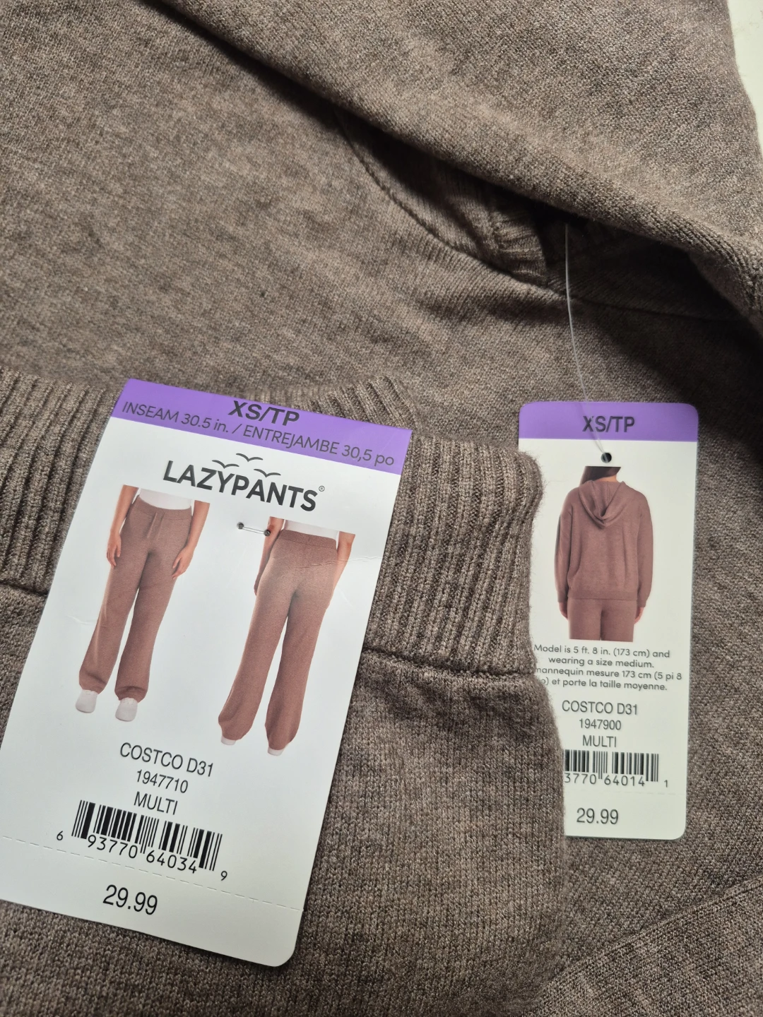 LazyPants Women's XS/TP Hoodie and Pants Set - photo 4