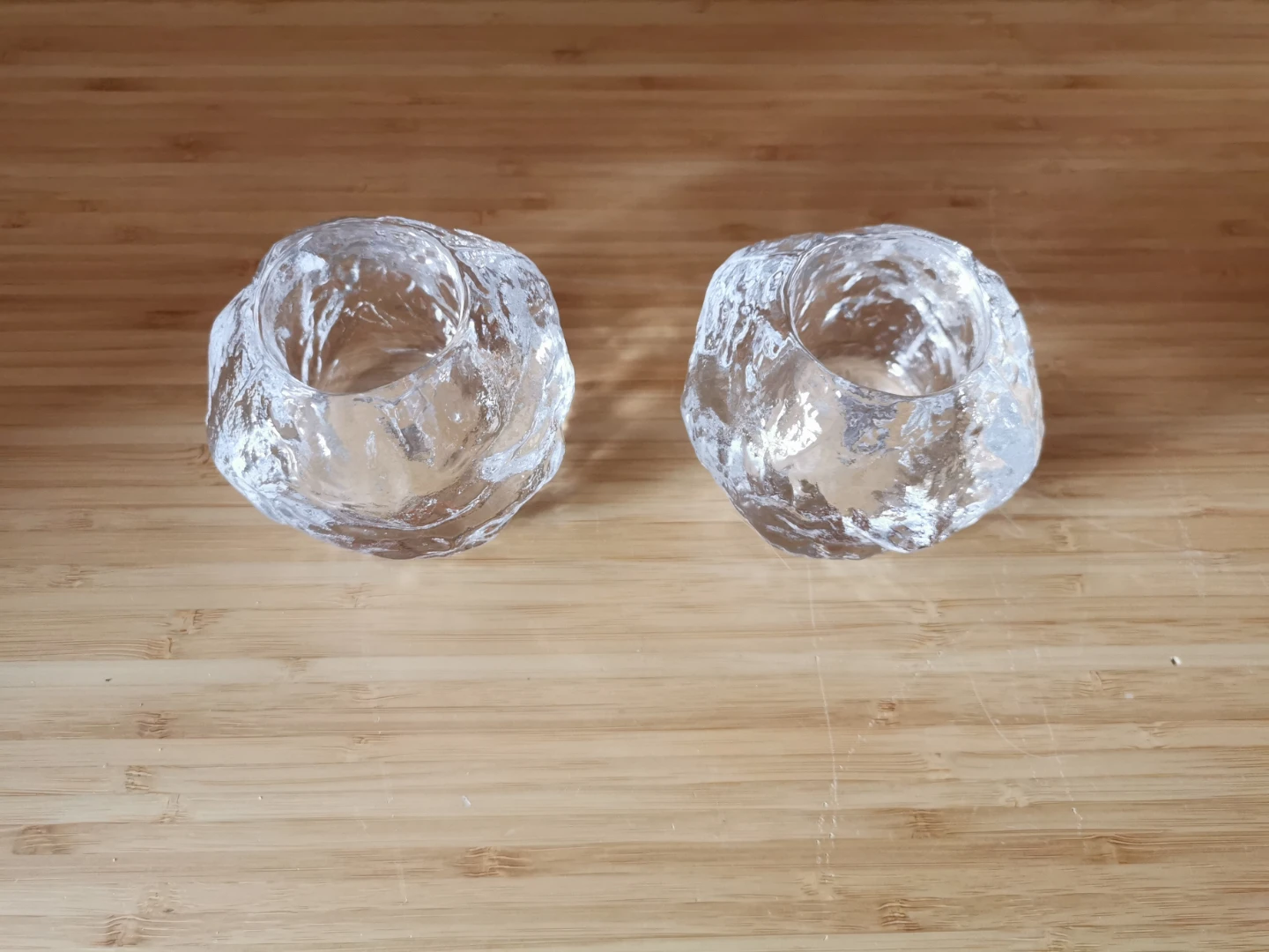 Kosta Boda Snowball Candle Holders Set of 2 – Ann Wolff Design - photo 3