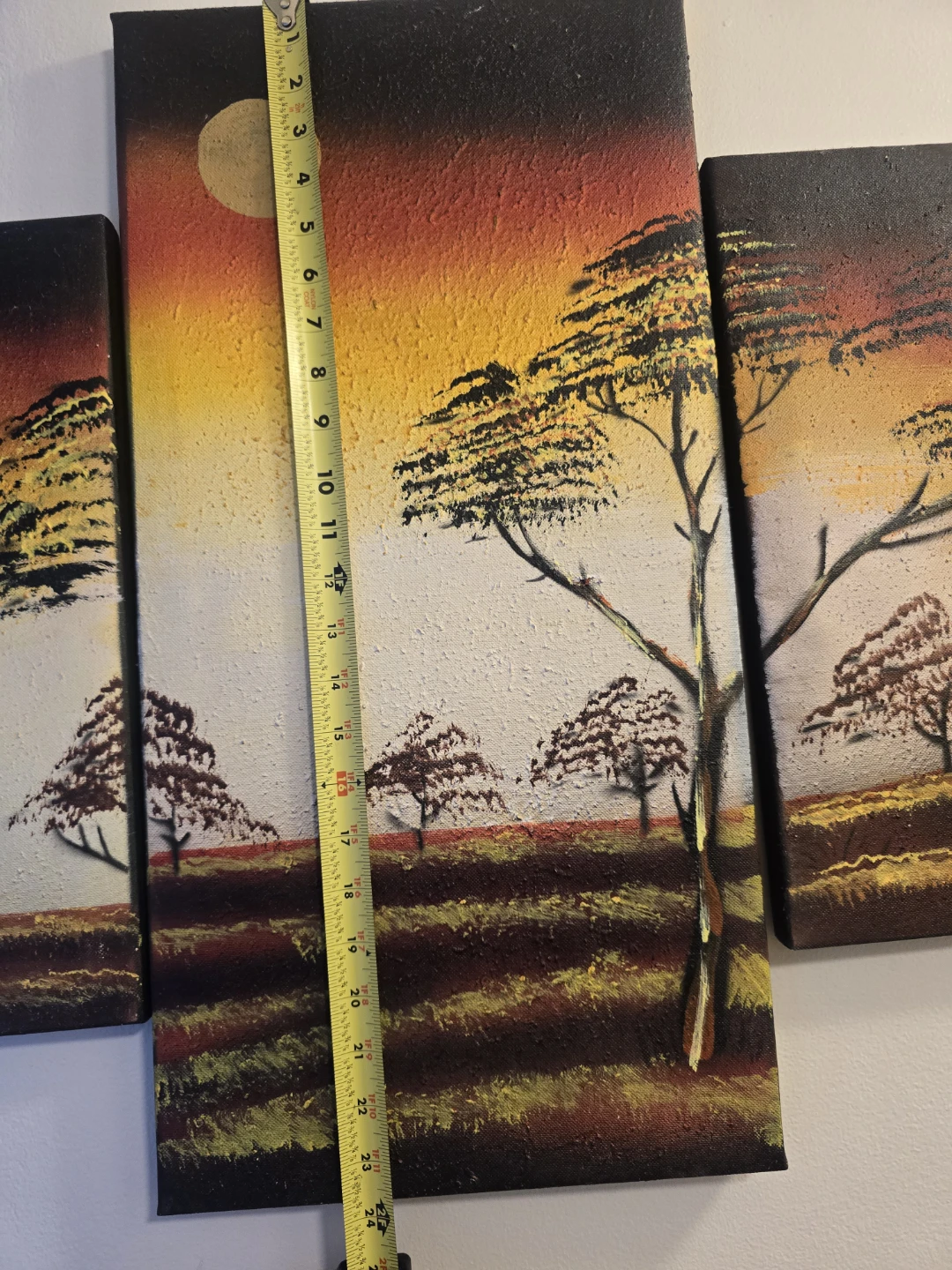 4-Piece African Sunset Canvas Wall Art Set - photo 5