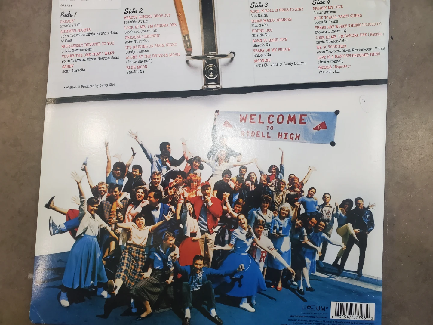 Grease Original Motion Picture Soundtrack Vinyl Record - photo 2