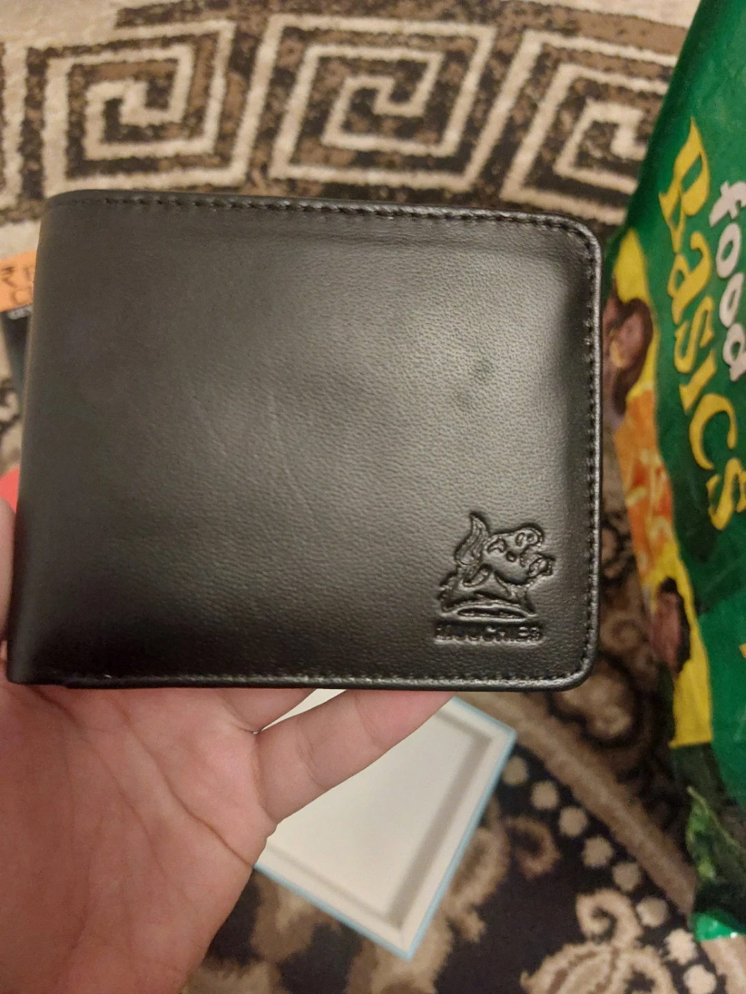 Moochies Black Leather Bifold Wallet - photo 3