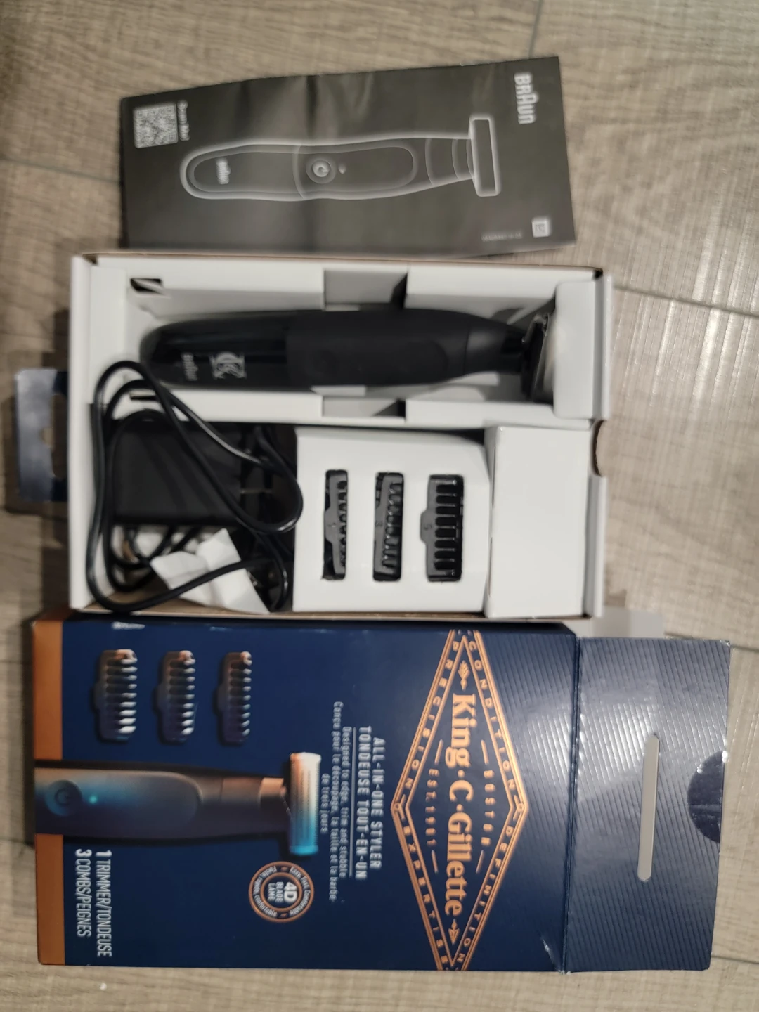 Braun Groomer and Philips Series 5000 Body Groomer BG5020