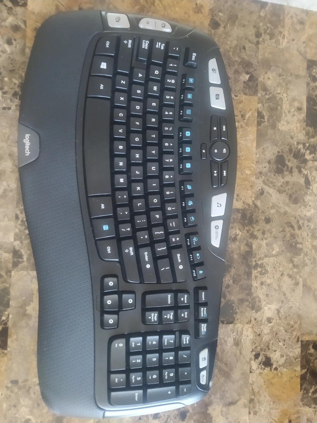 Logitech K350 Wireless Ergonomic Keyboard