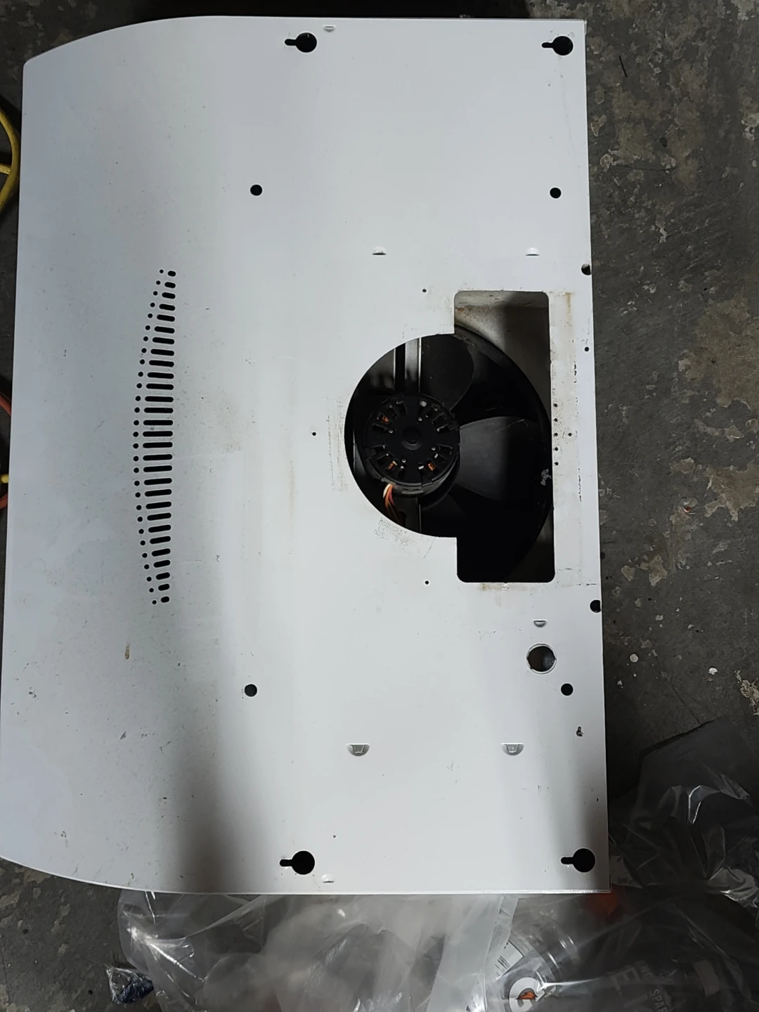White Range Hood Vent Fan