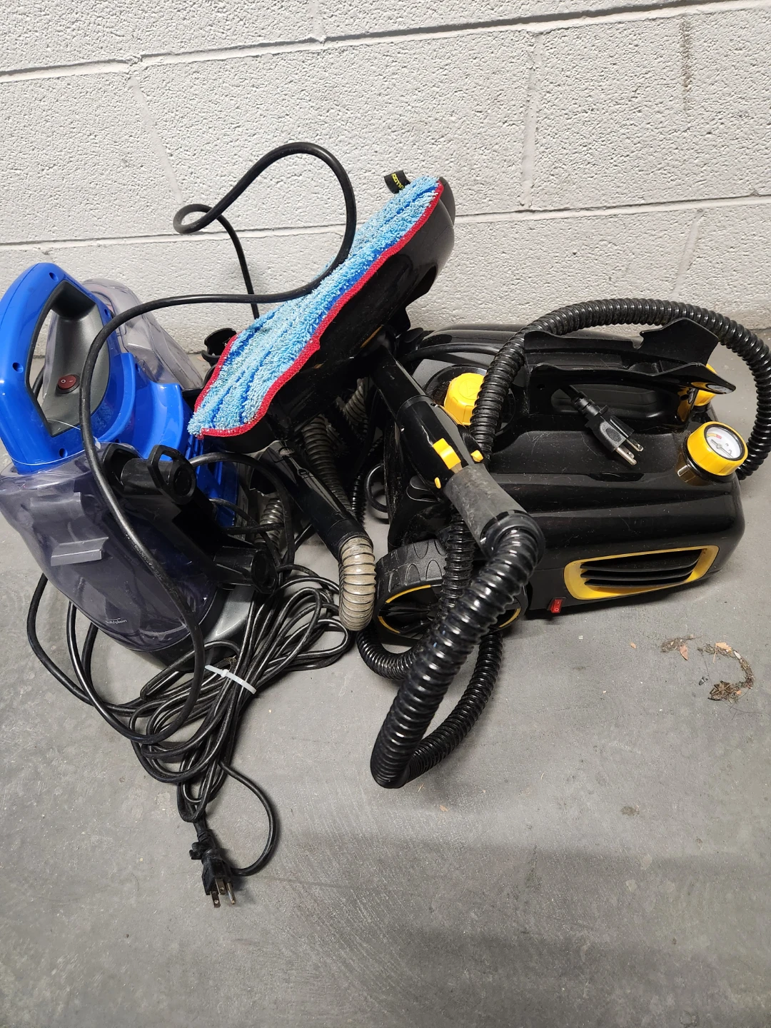 Steam Cleaner and Vacuum Cleaner Bundle