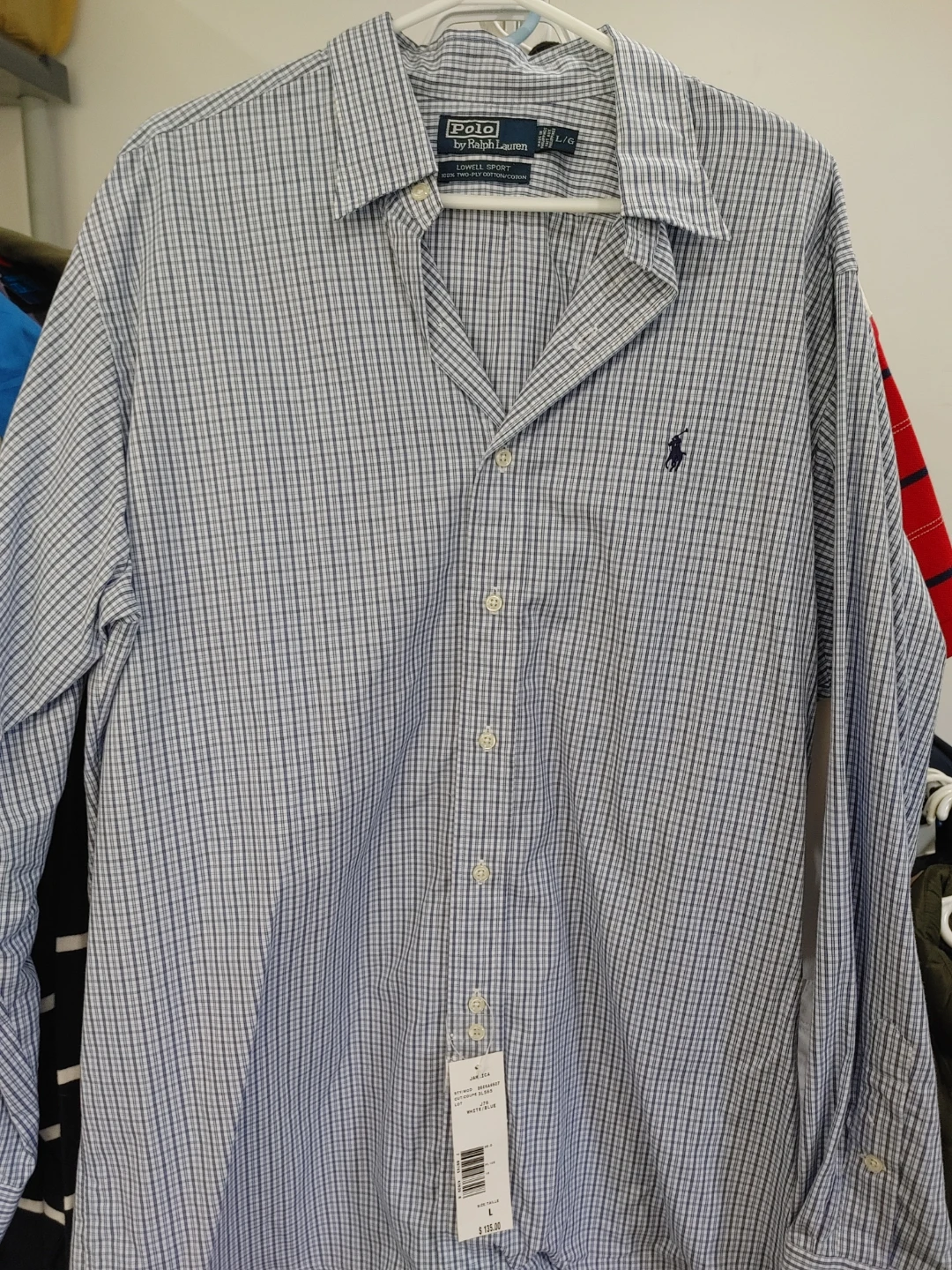 🧡BRAND NEW RALPH LAUREN LONG SLEEVED SHIRT MENS LARGE