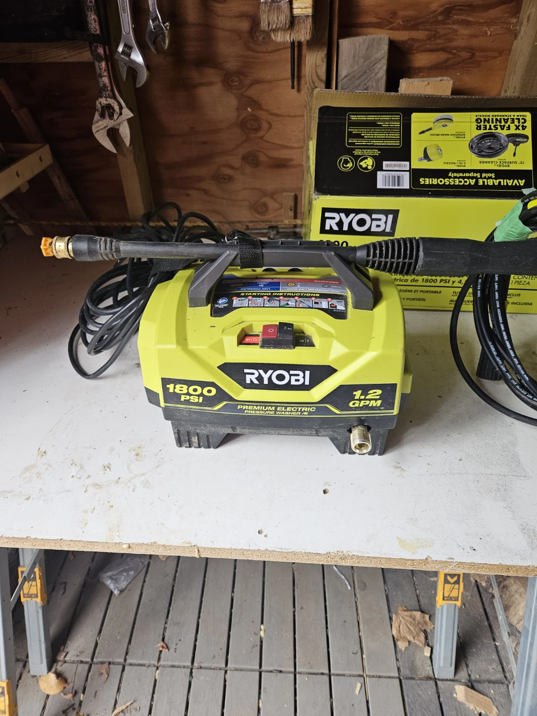 Ryobi 1800 PSI Electric Pressure Washer
