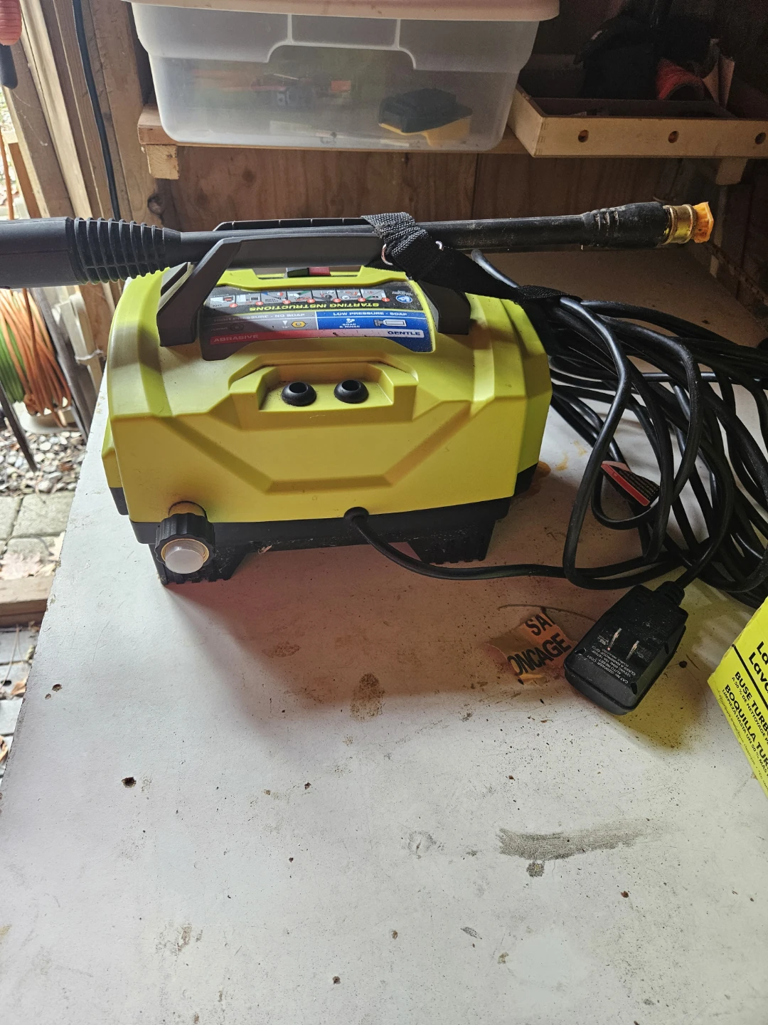 Ryobi 1800 PSI Electric Pressure Washer - photo 2