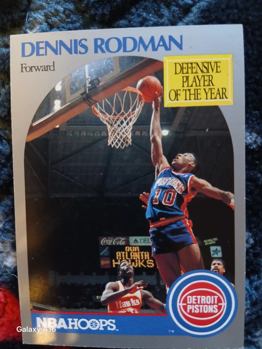 Dennis Rodman 1990 NBA Hoops Card