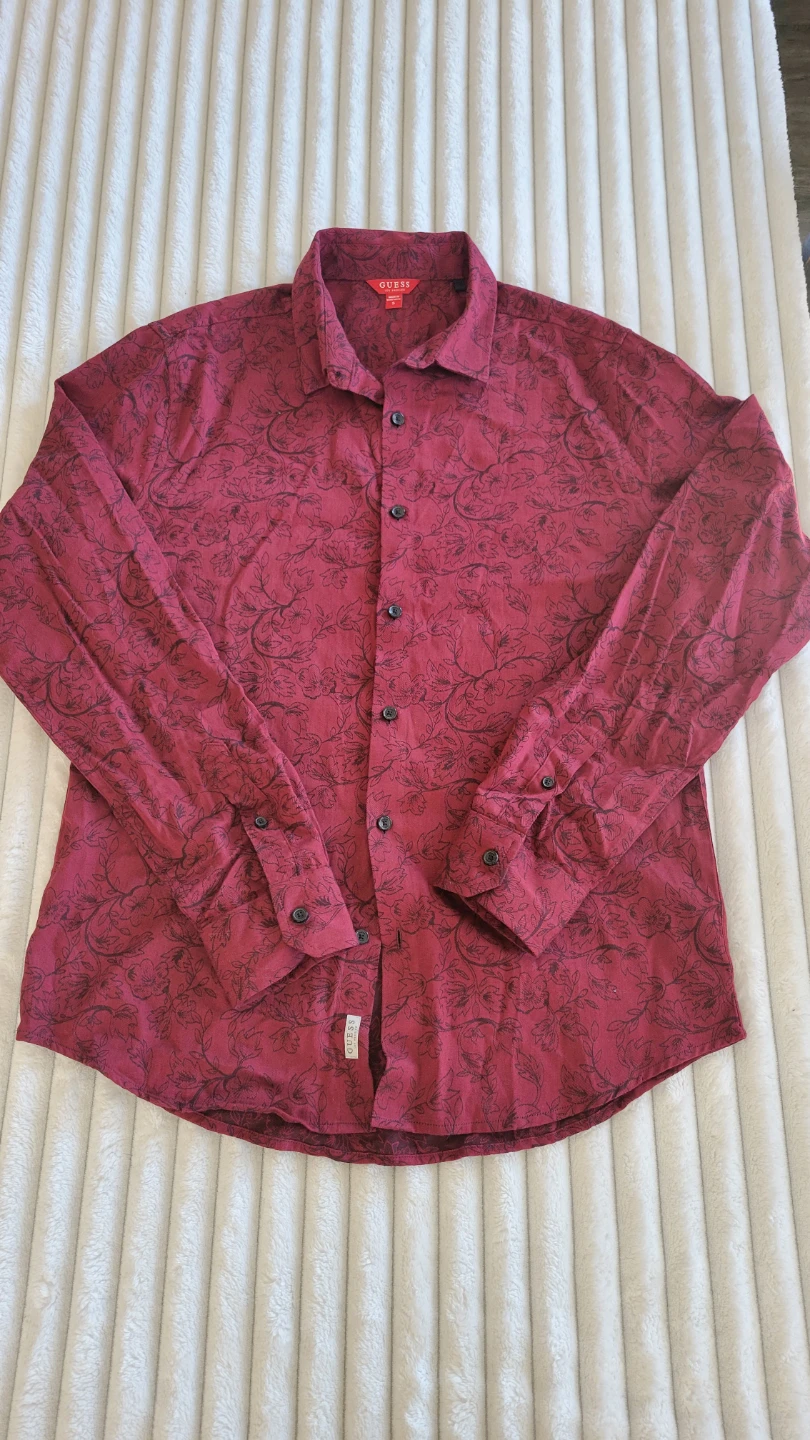 Guess Men's Long Sleeve Button-Up Shirt