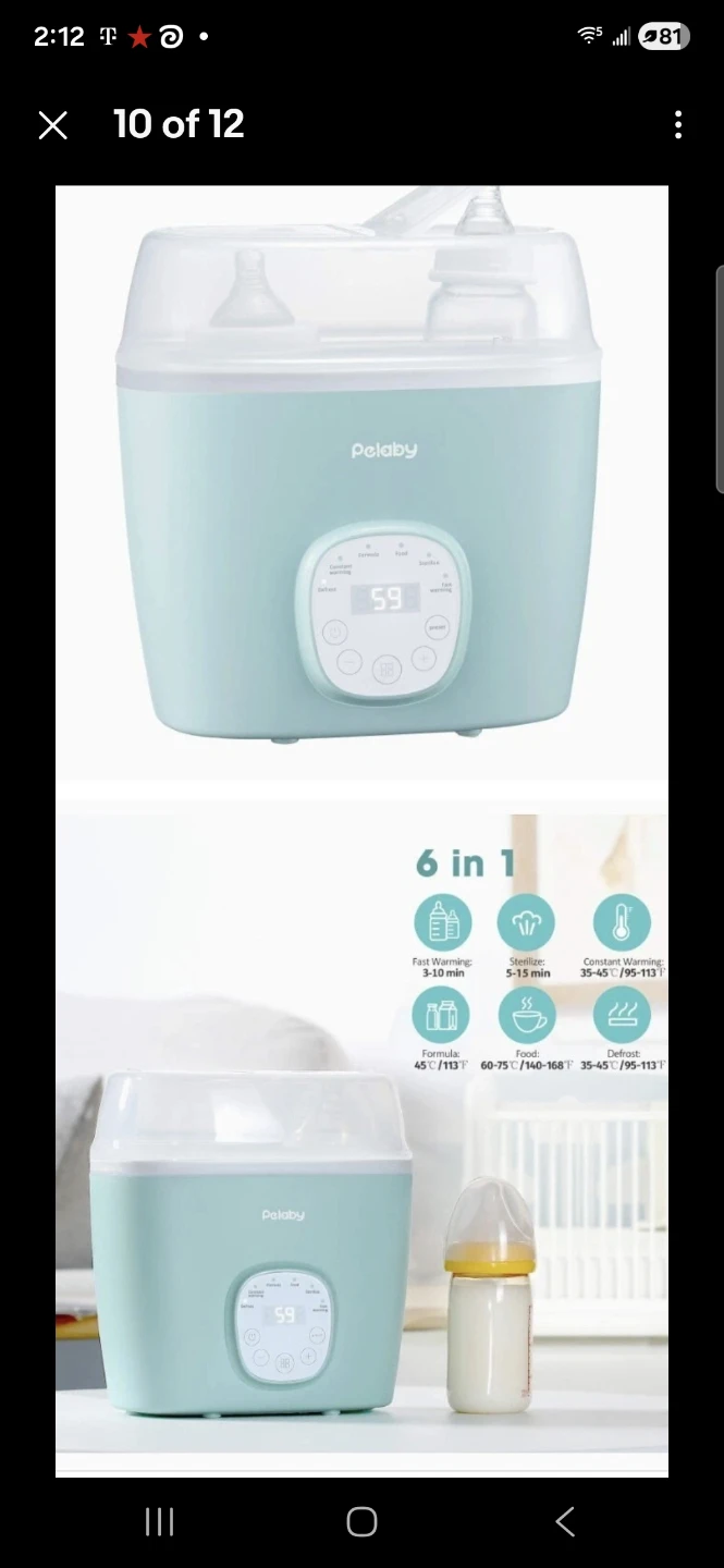 Pelaby Double Bottle Warmer - 6-in-1 Multifunction - photo 5