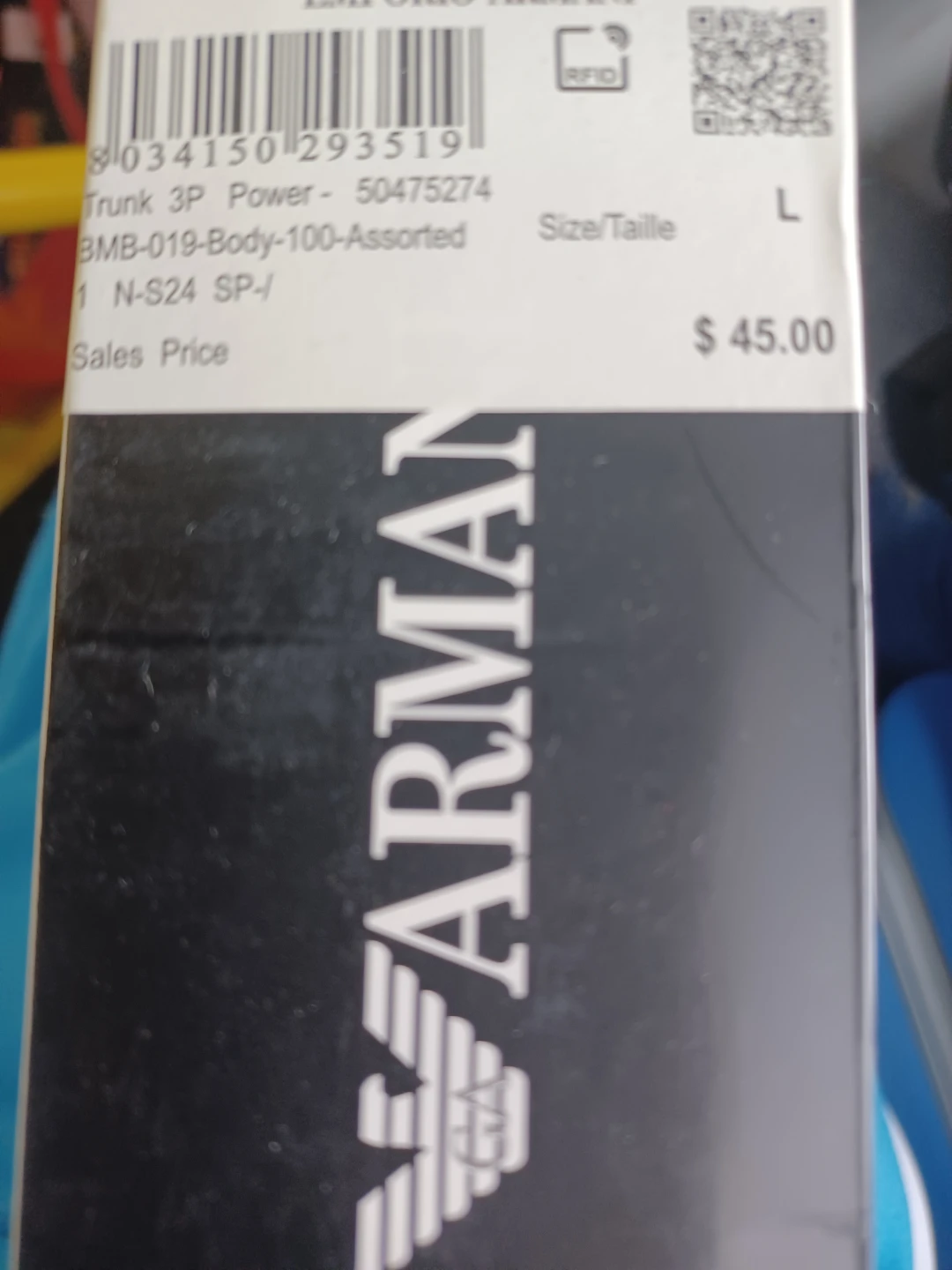 Emporio Armani Trunk 3P Power L Size - photo 2