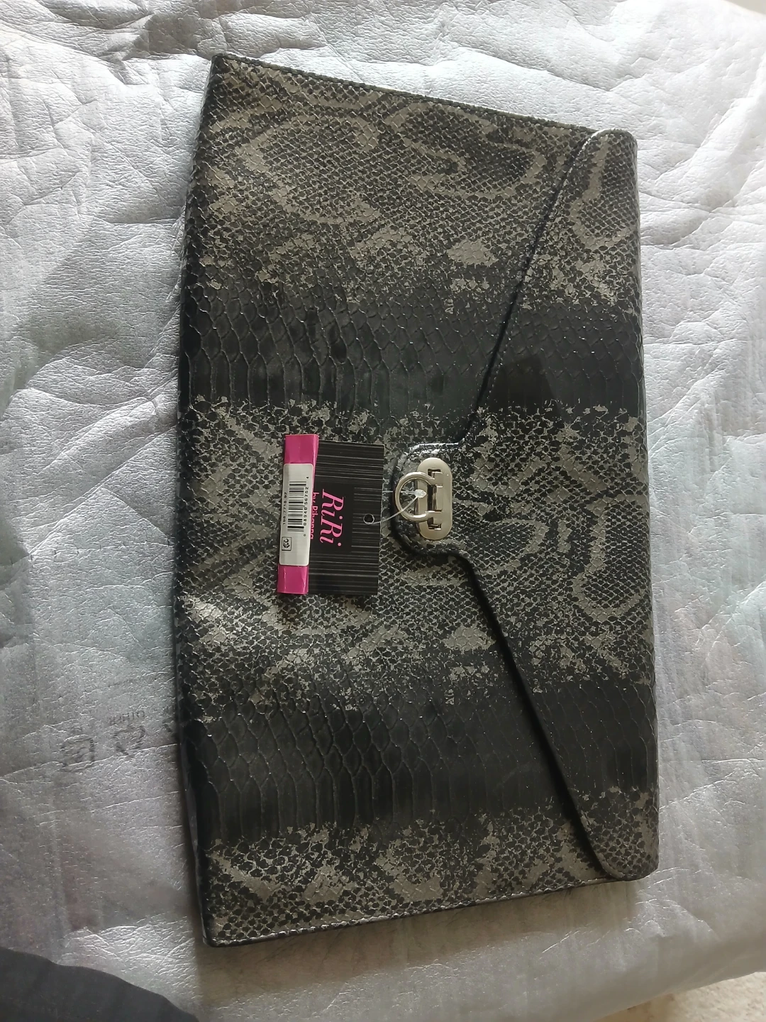 Riri Clutch/Envelope Bag - Snakeskin Pattern - photo 2