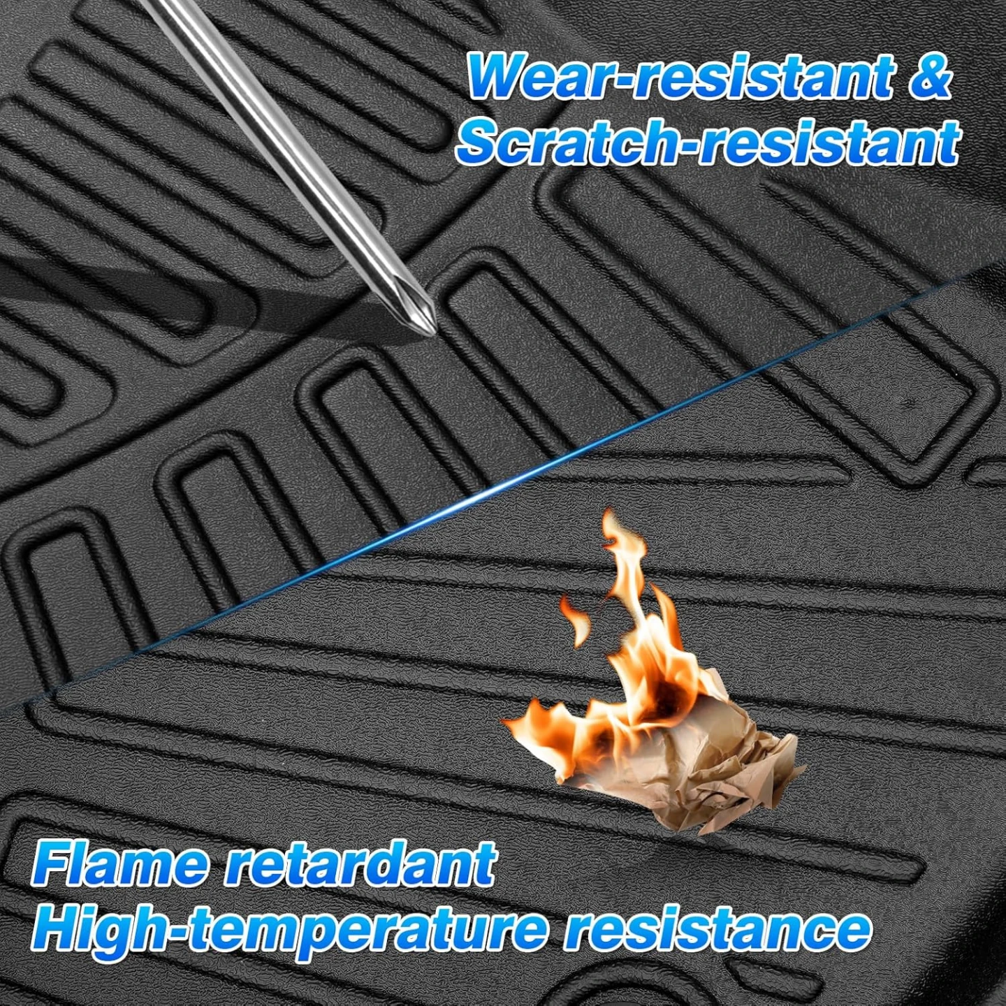 3D Floor Rubber Liners for Lincoln Nautilus 2024+ - photo 5