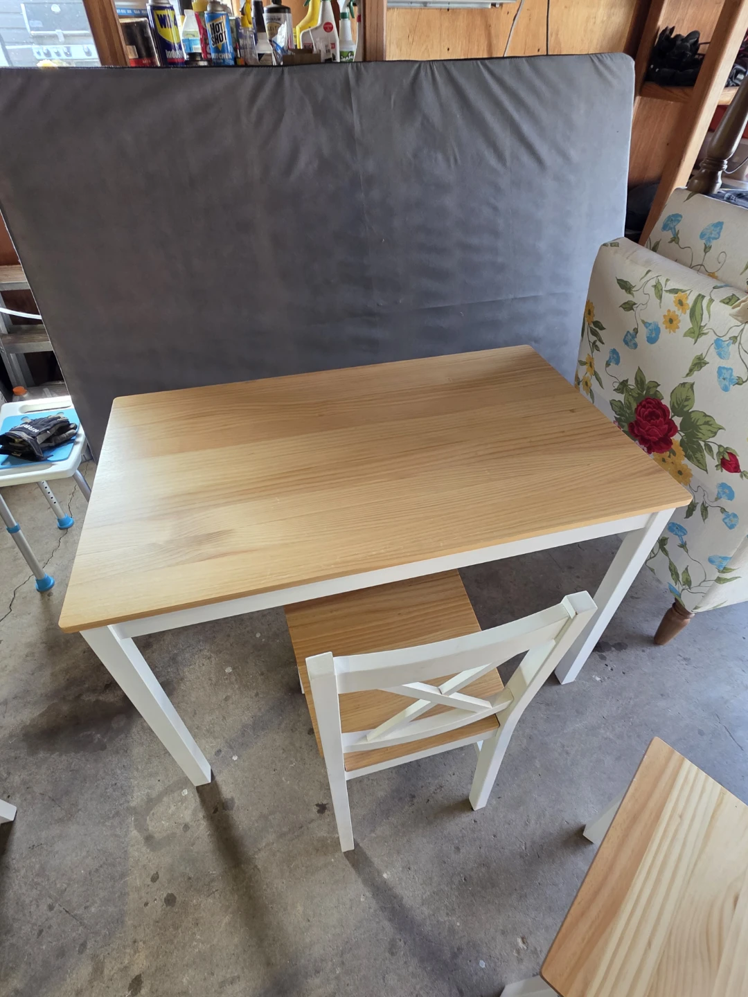 Wooden Dining Table and Chairs Set - photo 2