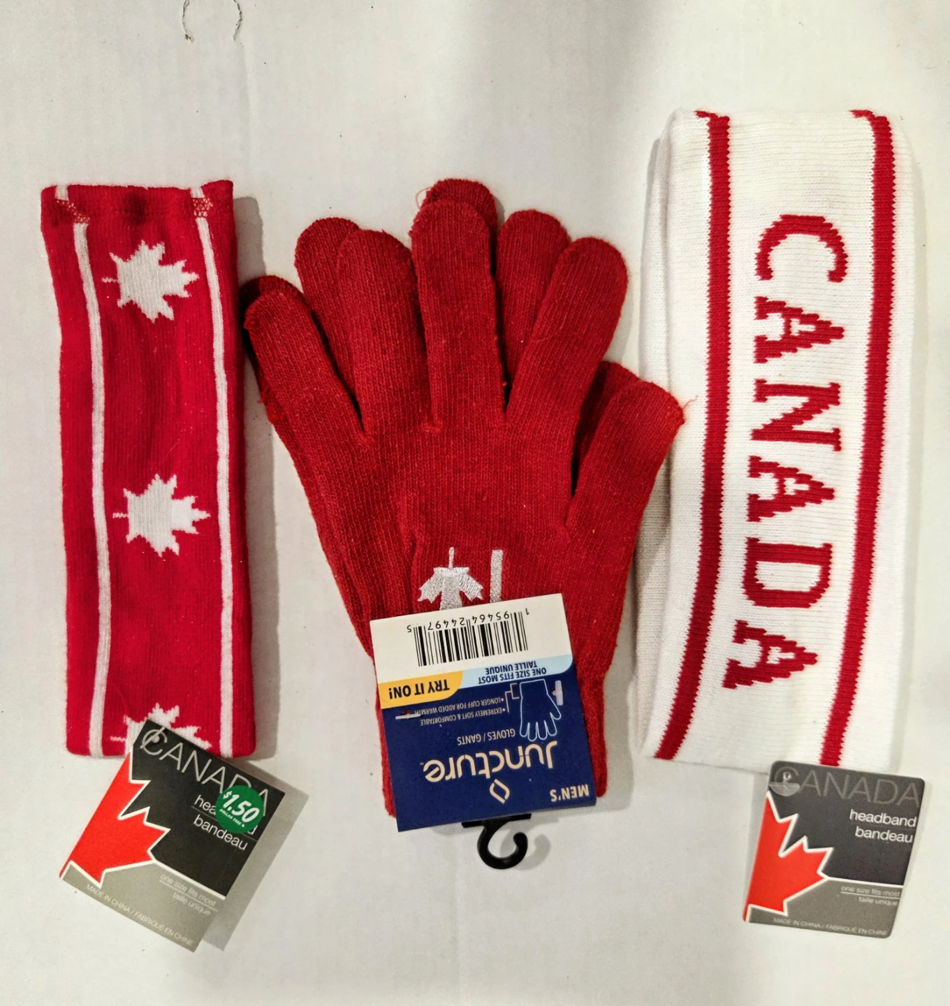 Canada Maple Leaf Headband and Gloves Set🌱