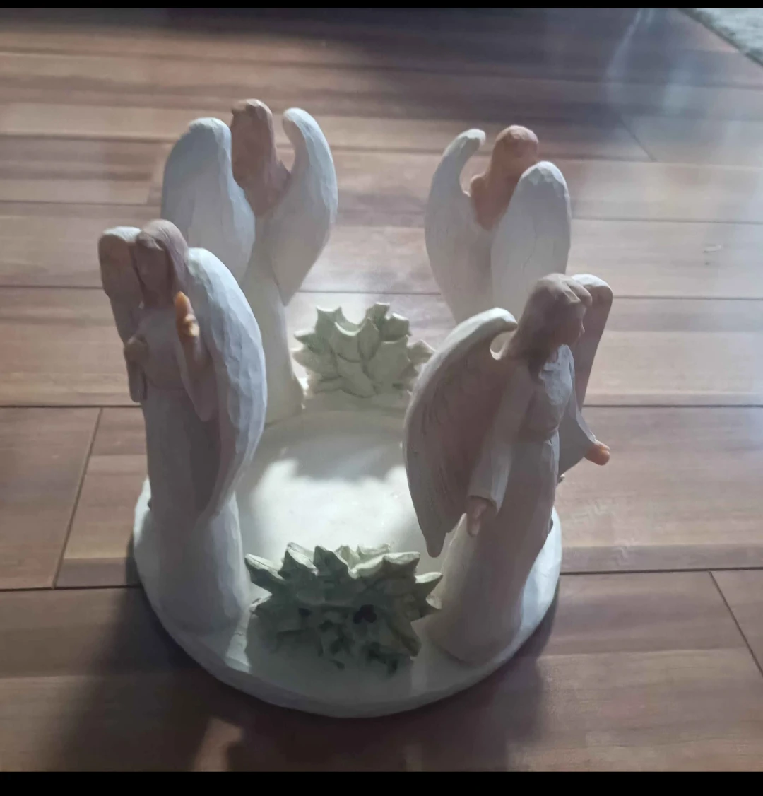 Angels Hurricane Candle Holder