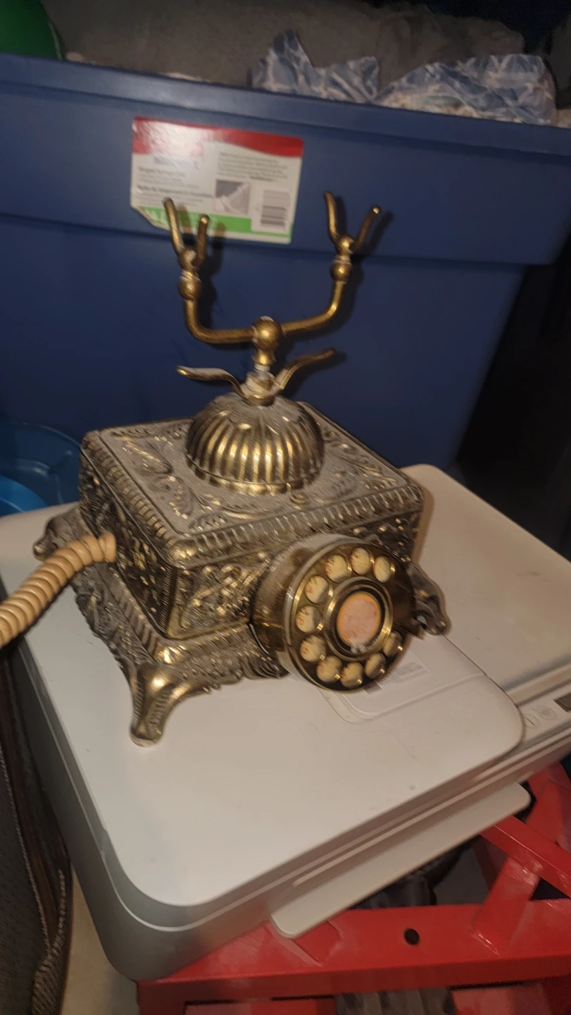 Antique Decorative Rotary Phone - photo 2