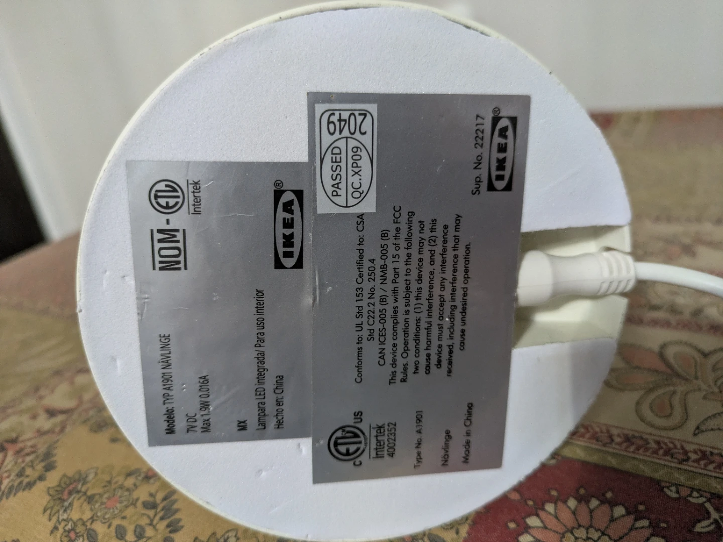 IKEA NÄVLINGE LED Work Lamp - White - photo 3