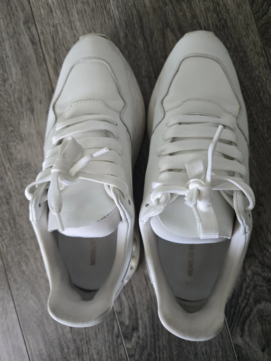 Nicholas Kirkwood White Leather Sneakers - Size 39