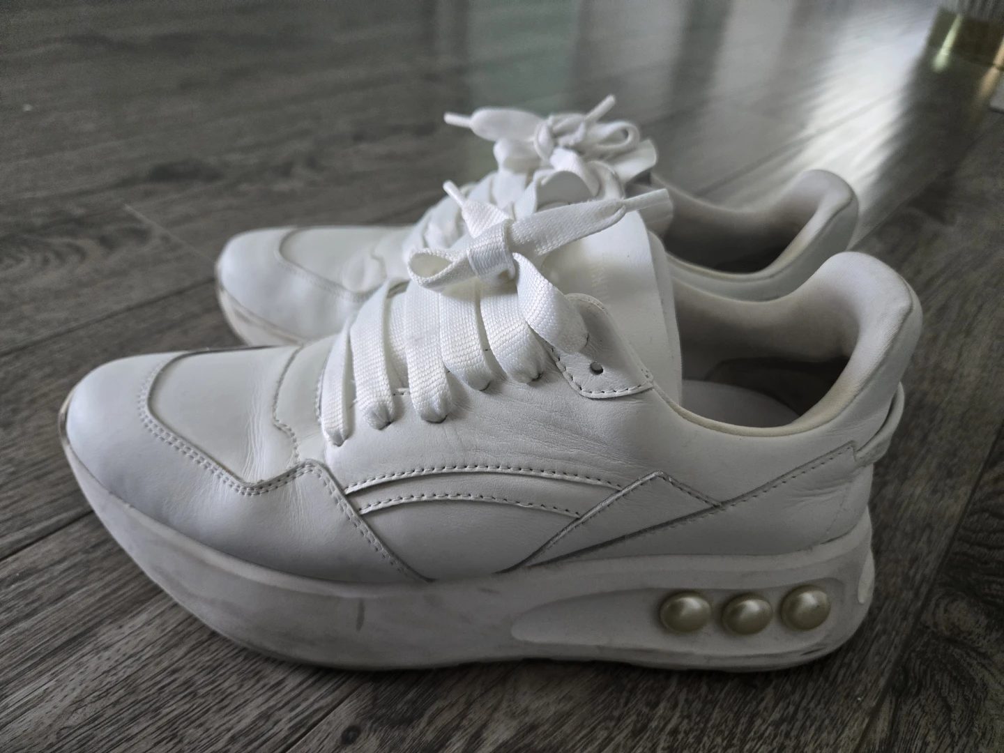 Nicholas Kirkwood White Leather Sneakers - Size 39 - photo 3