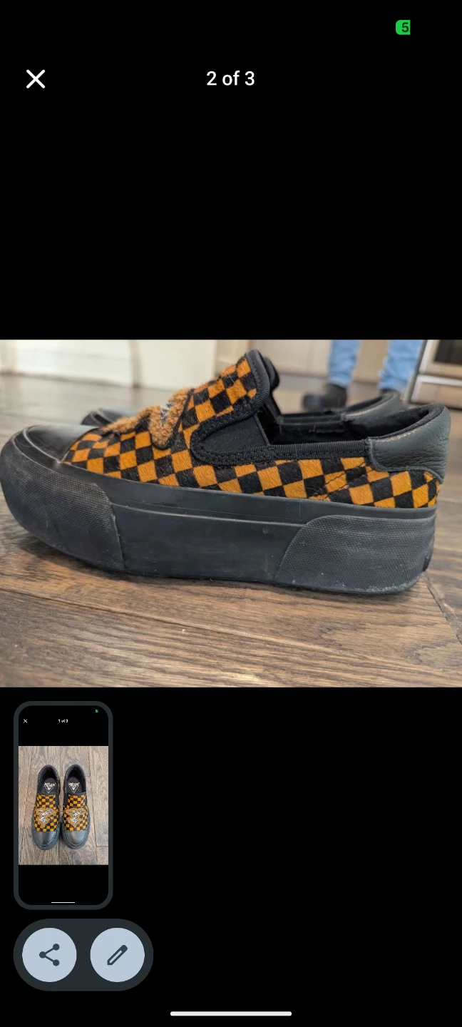 John Fluevog Slip-On Checkerboard Shoes - photo 2