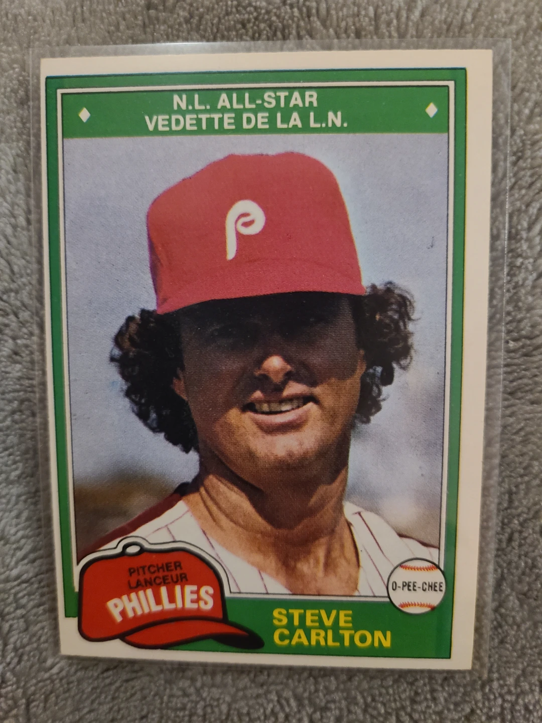 1981 Steve Carlton Baseball Card