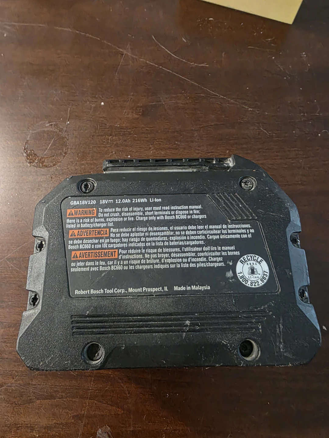 Bosch ProFACTOR CORE 18V 12.0 Ah Lithium-Ion Battery - photo 2