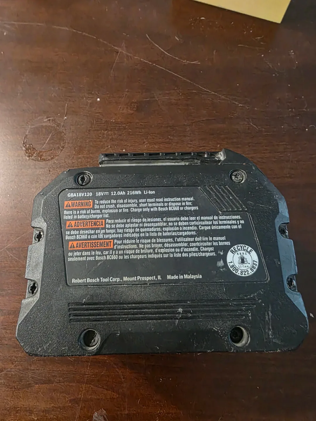 Bosch ProFACTOR CORE 18V 12.0 Ah Lithium-Ion Battery - photo 2