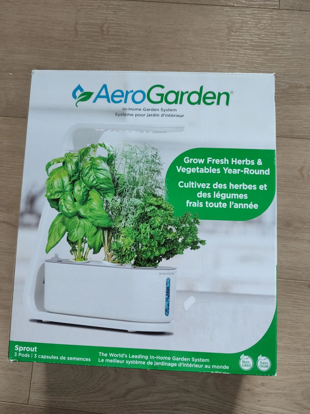 AeroGarden Sprout 3-Pod In-Home Garden System