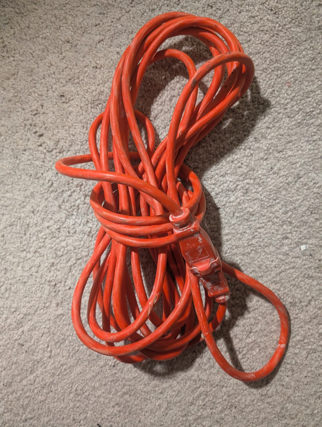 2 Yellow 14AWG Outdoor Extension Cord ech  80 - photo 5