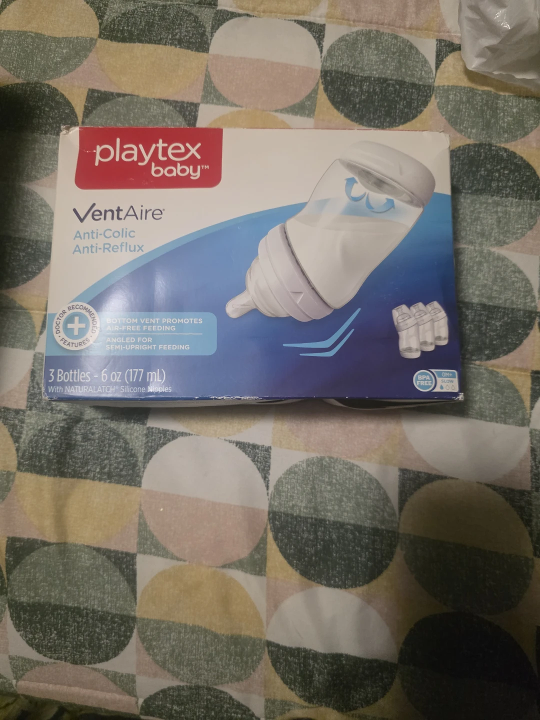 Playtex Baby VentAire Anti-Colic Anti-Reflux Bottles - 3 Pack - photo 2