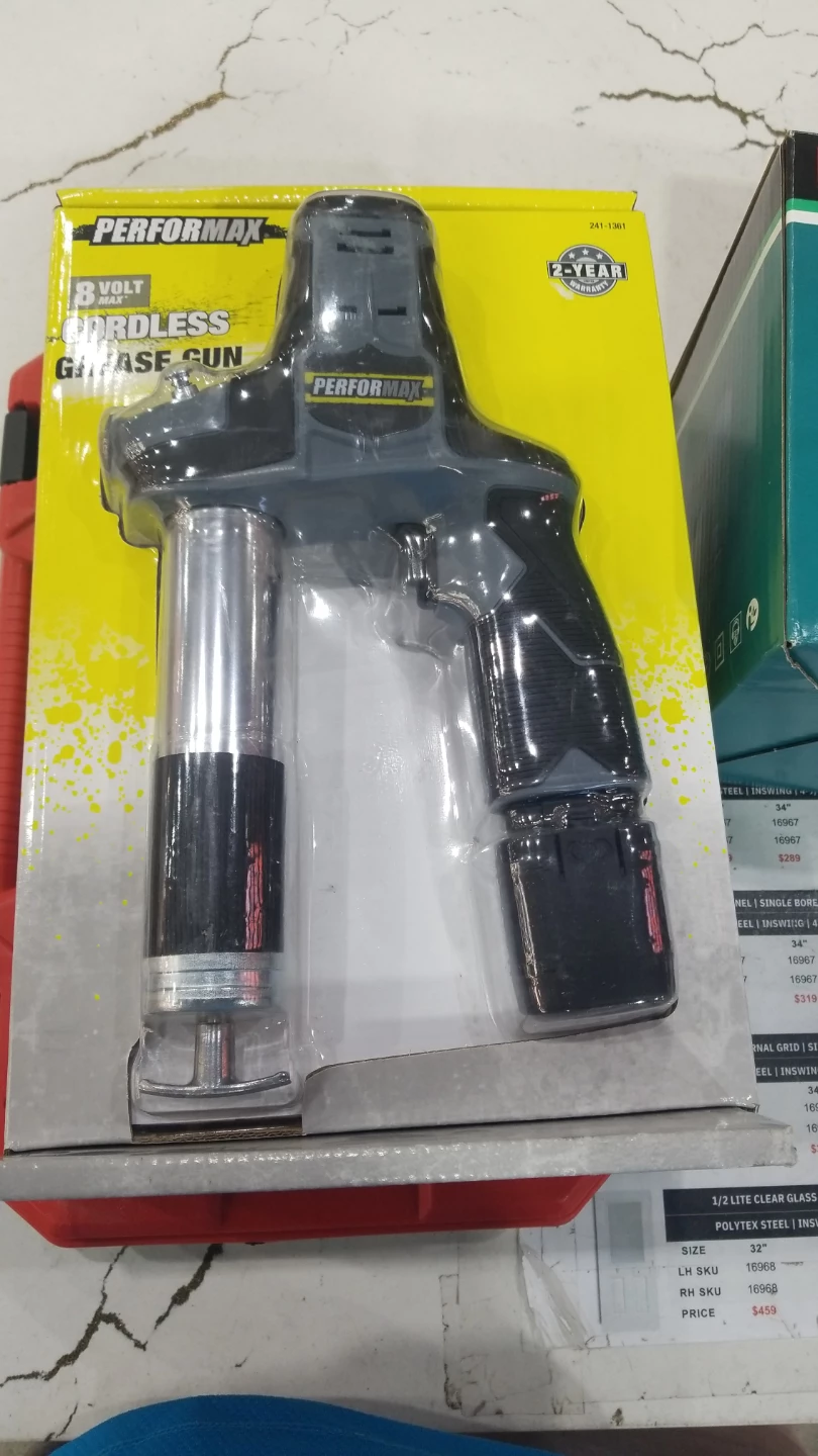 Performax 8 Volt Cordless Grease Gun - photo 2