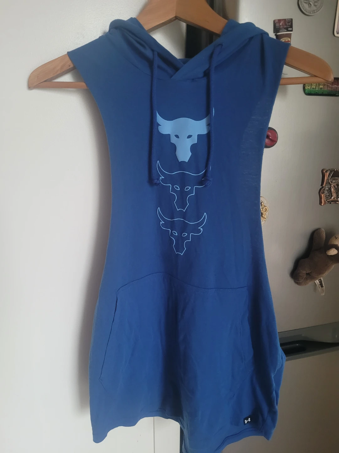 Under Armour Project Rock Sleeveless Hoodie size Small