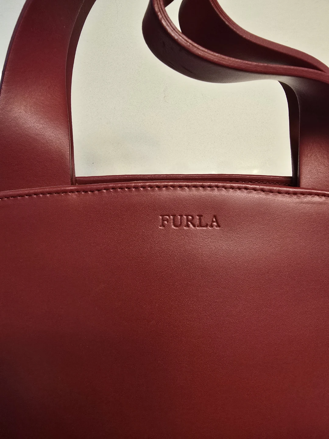 Furla Red Leather Tote Bag - photo 2