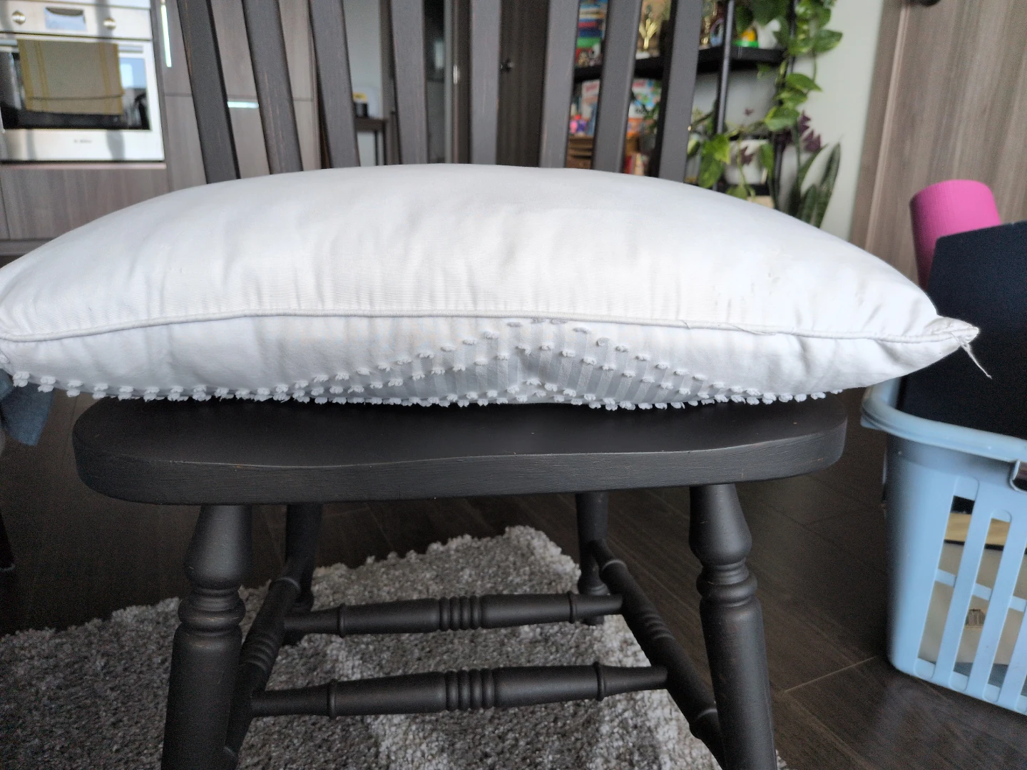 White Decorative Throw Pillow - photo 5