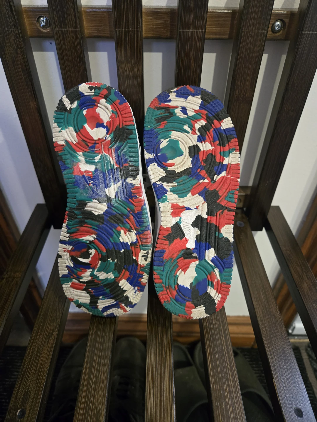 Nike Air Force 1 "Multi-Color Camo" Kids Shoes - photo 2