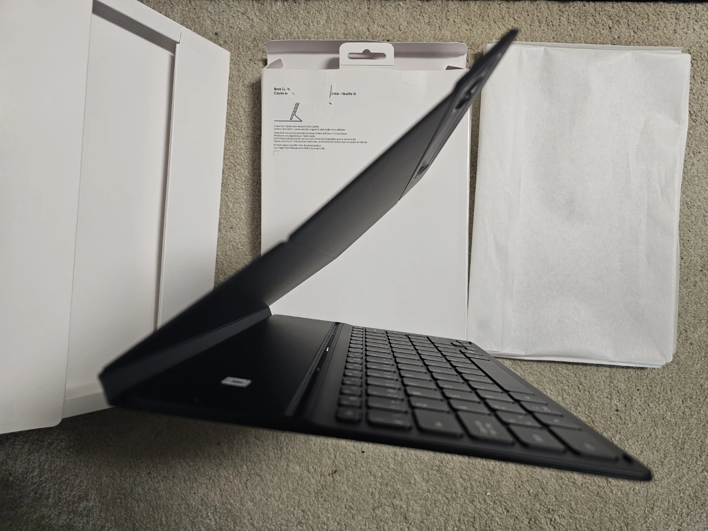 Samsung Slim Keyboard Case for Galaxy Tab S10+/S9+/S9FE+ Black - photo 3