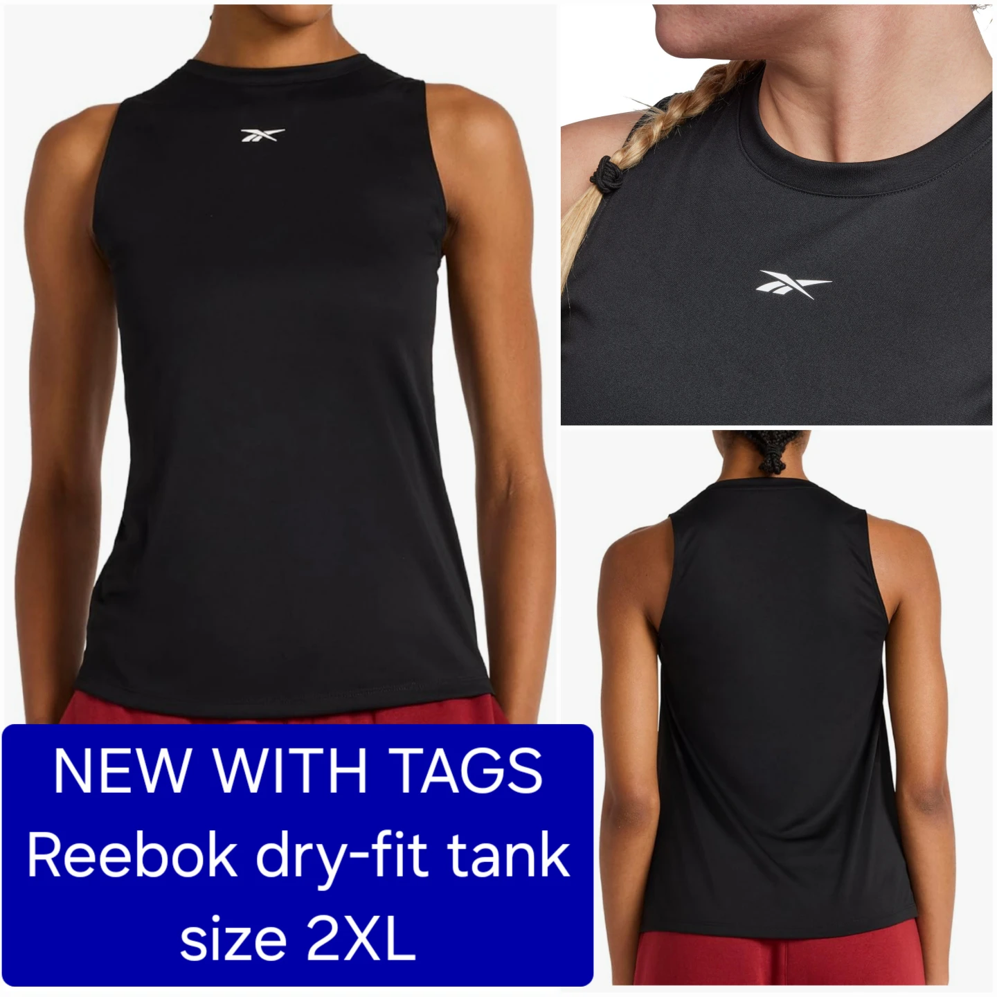 NEW Reebok tank - dry fit 2XL - photo 3