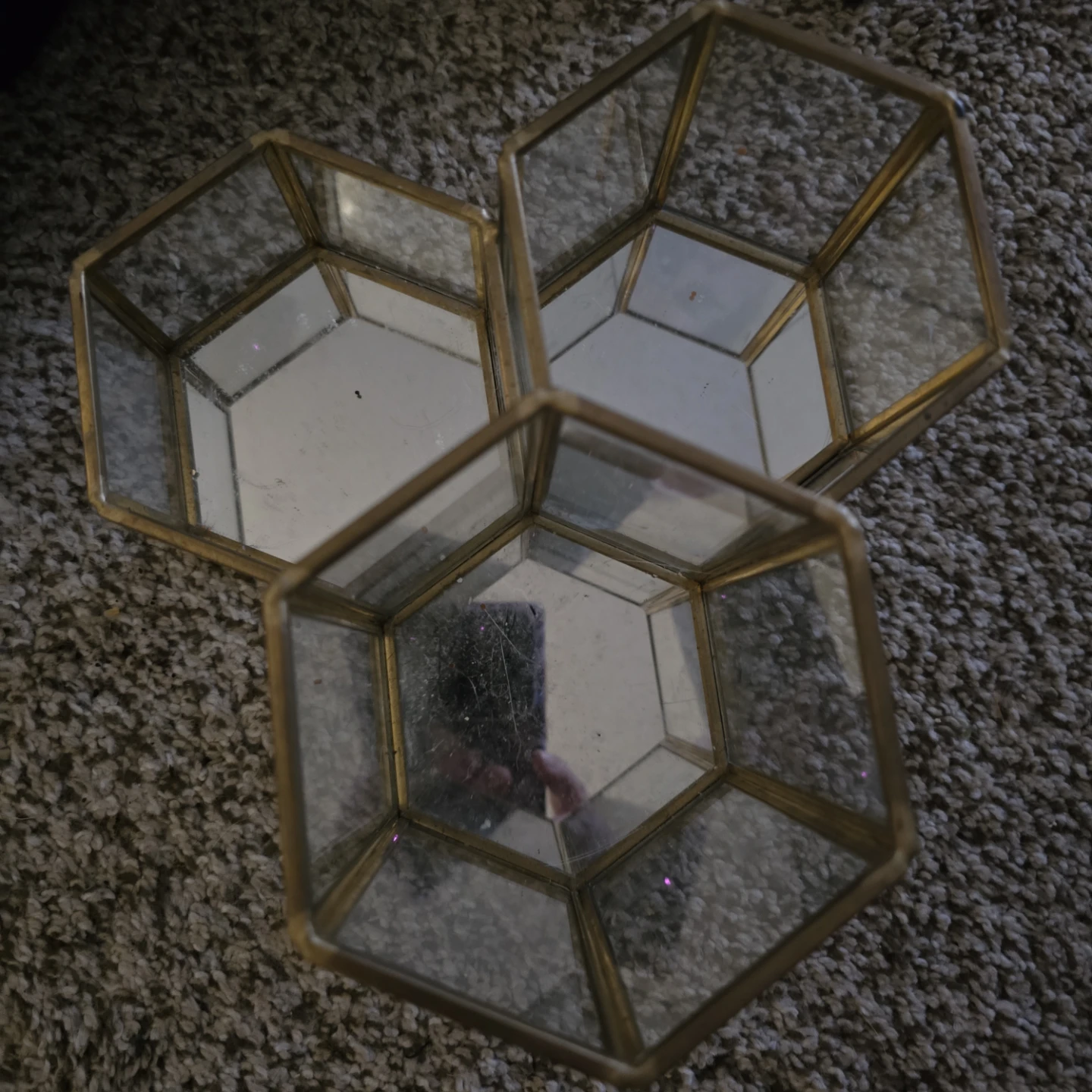 Tahari Home Geometric Terrarium Set