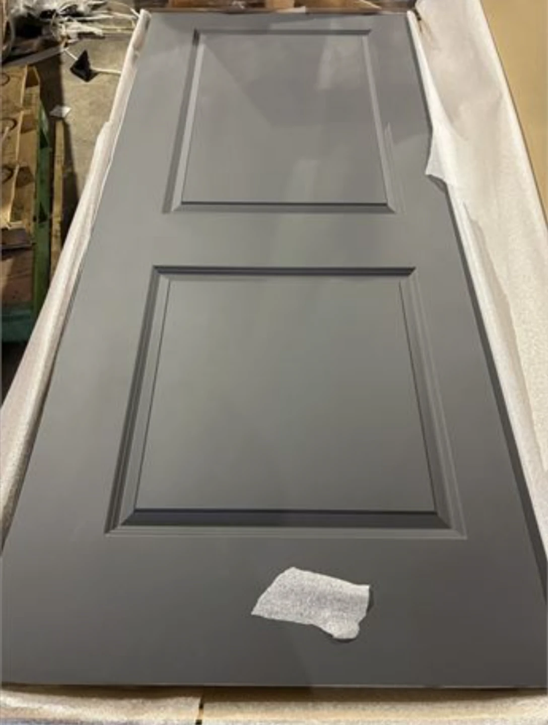 CALHOME 36" x 80" Charcoal Gray 2 Panel Interior Door - photo 2