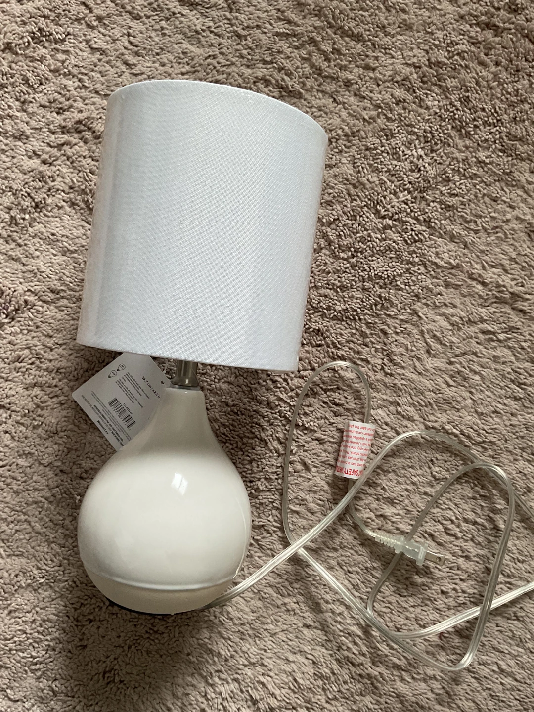 White Table Lamp - photo 2